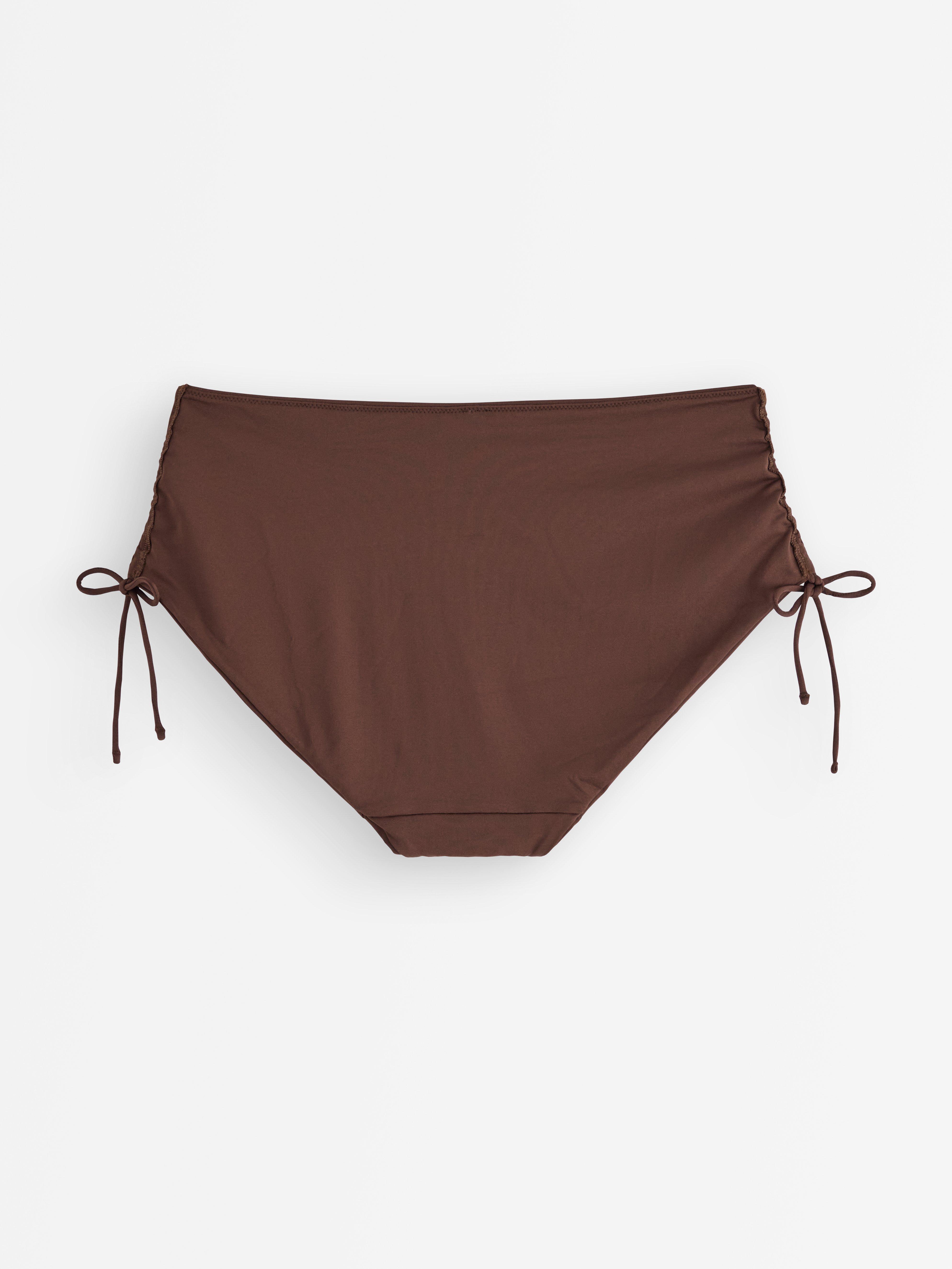 Calcinha de biquíni hipster marrom DK