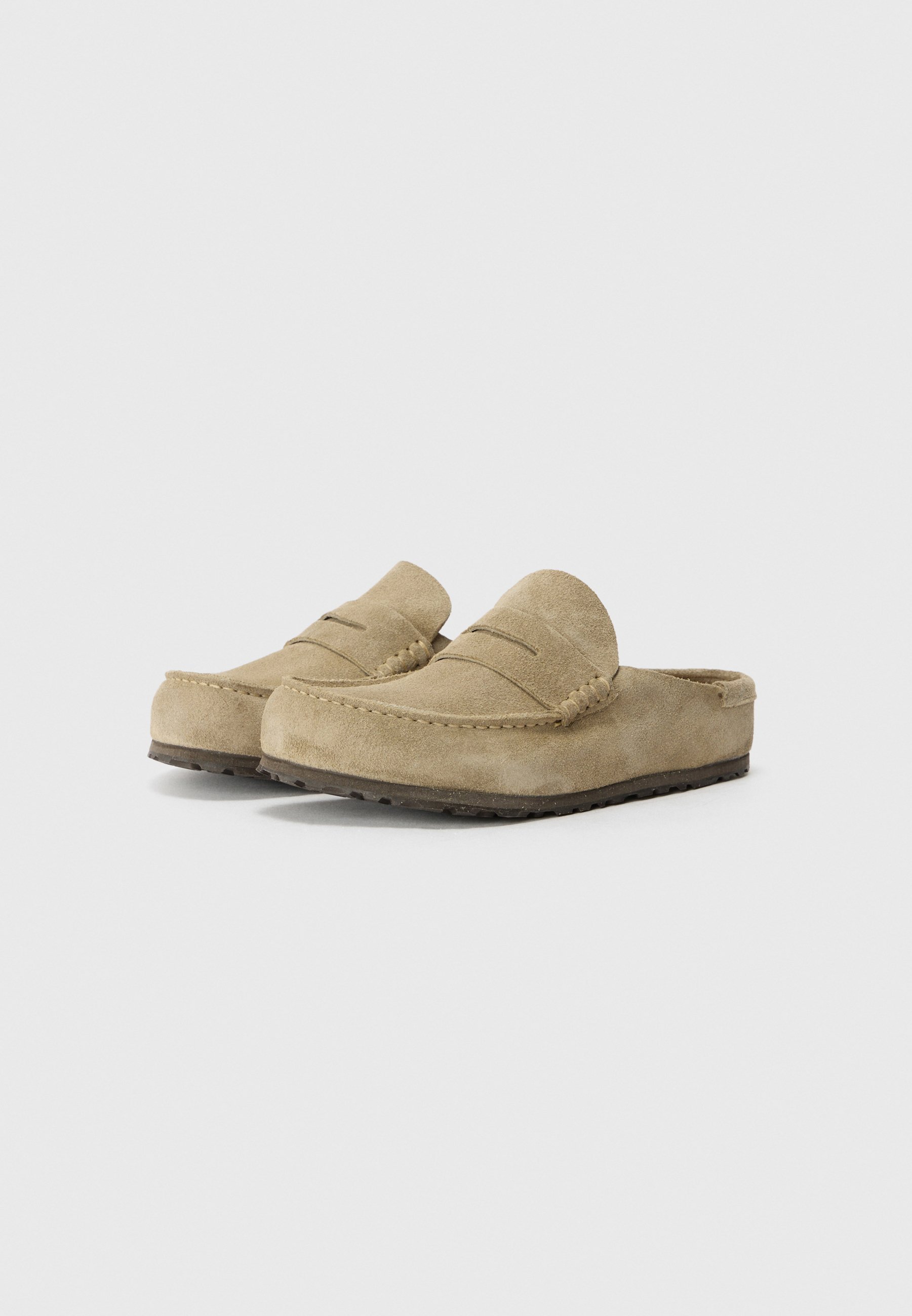 Birkenstock NAPLES UNISEX - Klapki - taupe