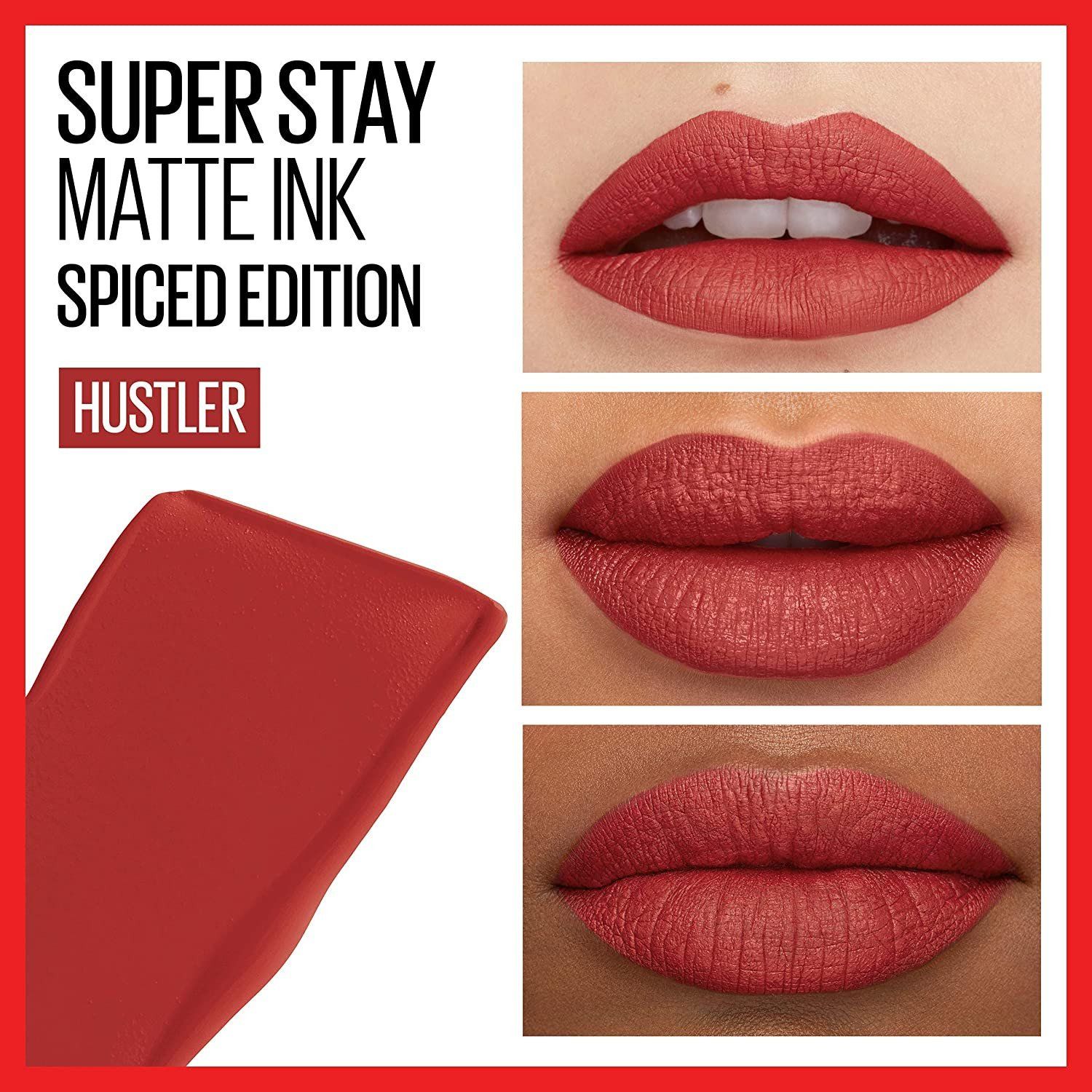 „SuperStay Matte Ink Spiced Edition“ skysti lūpų dažai Skysti lūpų dažai