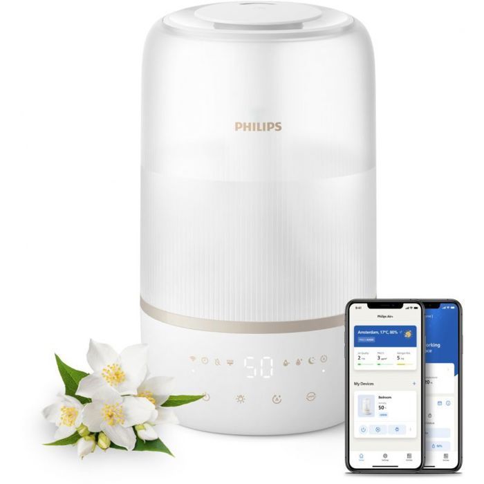 Umidificatore - PHILIPS - Serie 1000 HU1510/04 - Bianco - Umidificazione dell'aria - Umidificatore