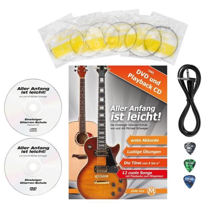 Rocktile Pro S-Red Heritage Electric Guitar Starter Set + Accessory Set + Amplifier