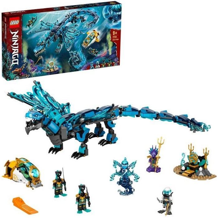 LEGO® 71754 NINJAGO® Vattendrake – Ninjabyggset för barn från 9 år