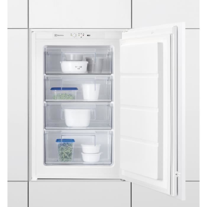 Electrolux LUB3AE88S - Congelatore da incasso - 98L - Raffreddamento statico - L 54 x H 87,3 cm - Montaggio su porta scorrevole