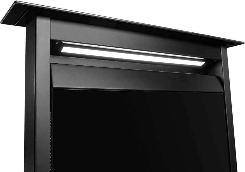 Okap CIARKO Moondraft Matte Black/Black Glass CDB6001CC