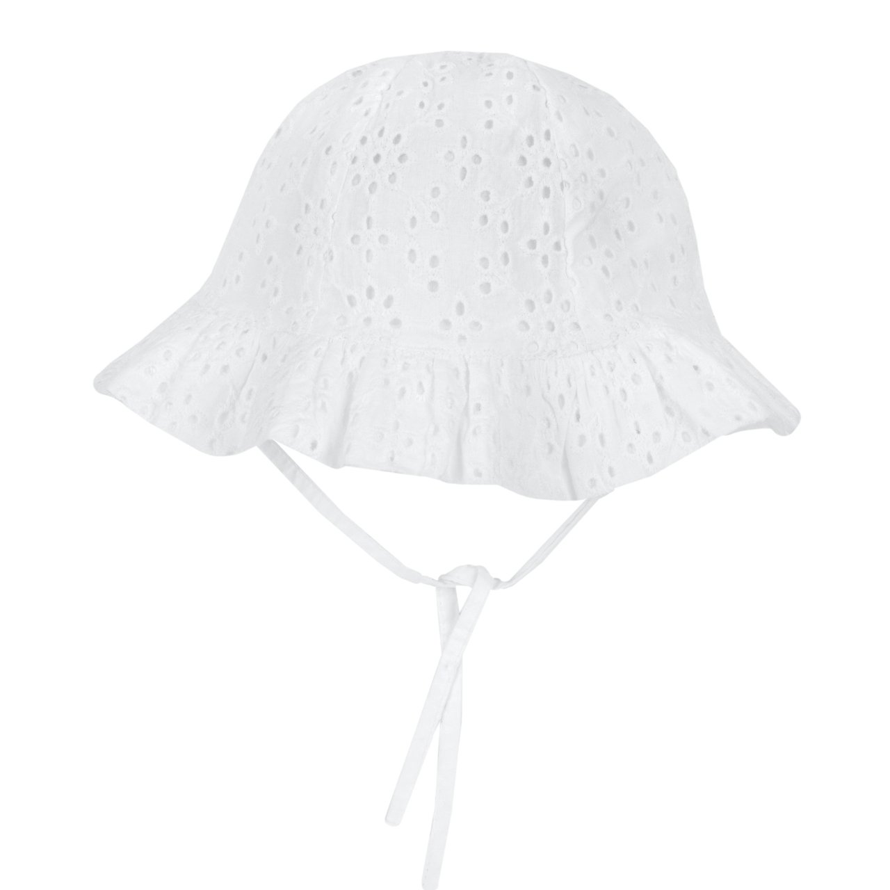 Romantische witte hoed