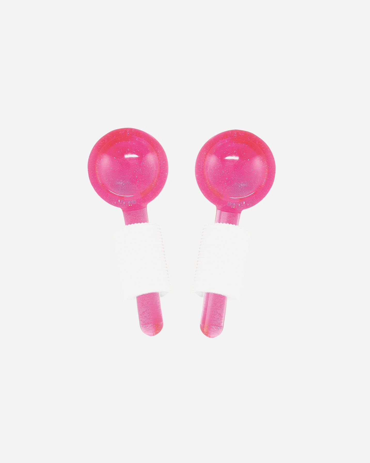Aparat de masaj facial LAVAY Paris cu bile răcoritoare – Roz – Pachet de 2