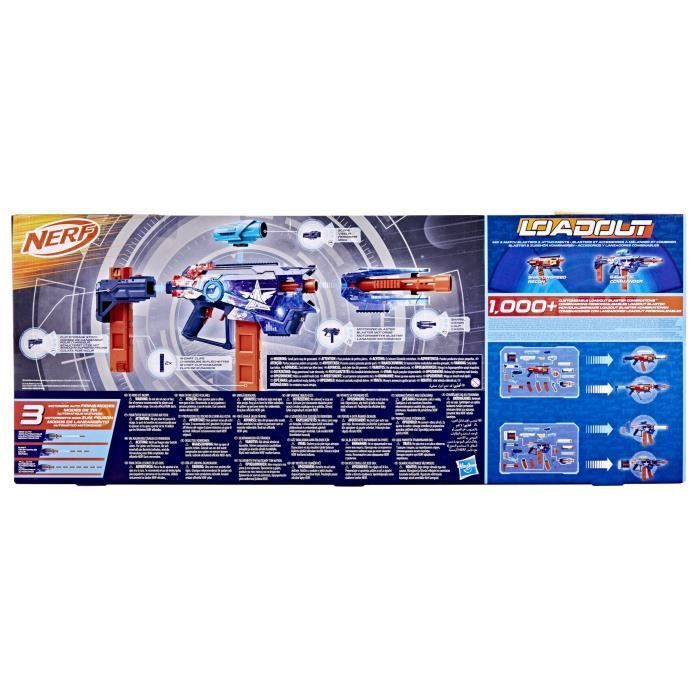 Nerf Loadout Galactic Commander, motorized foam dart blaster, 3 accessories and 48 Nerf N1 darts, ages 8+