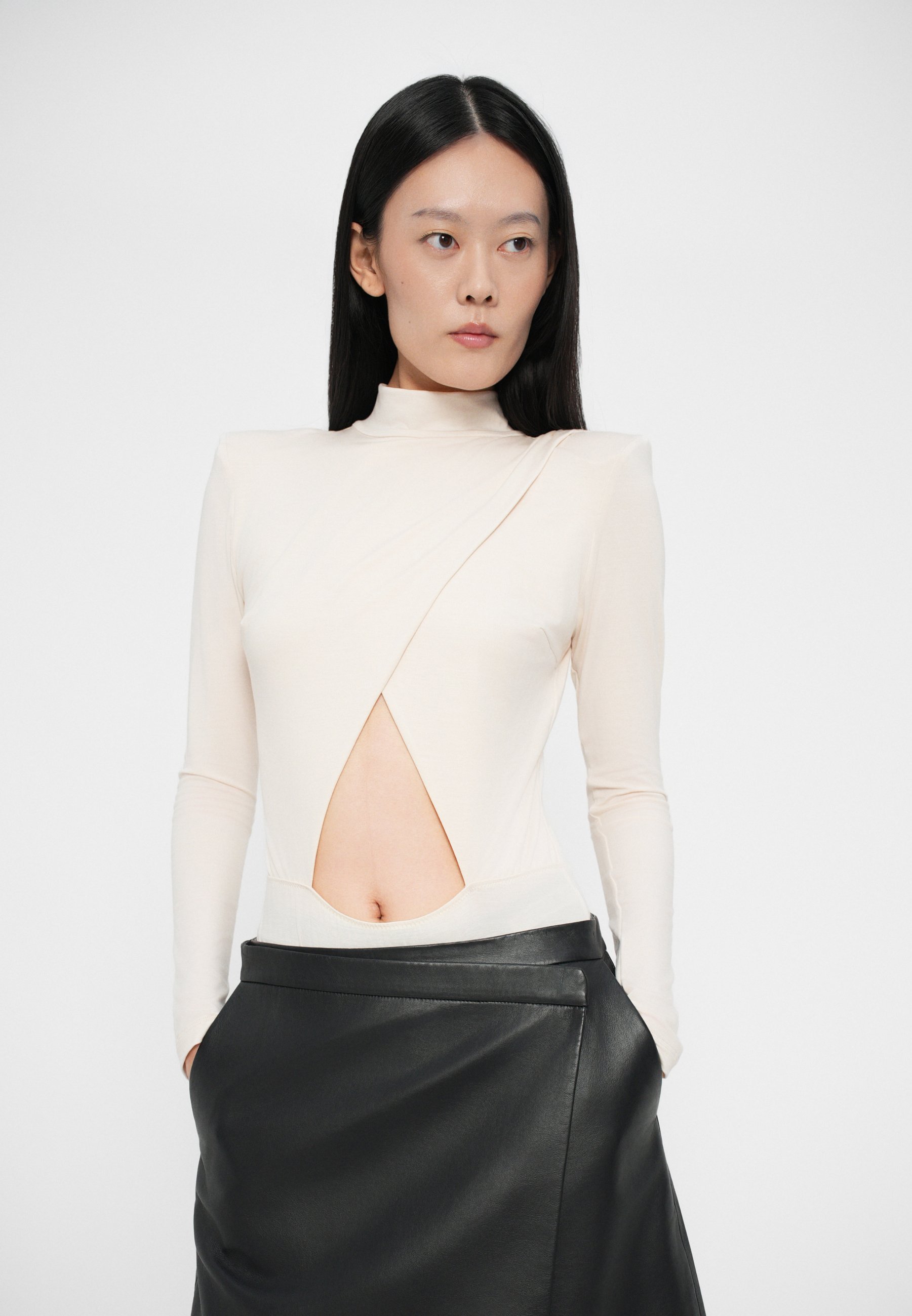 Undress Code SUPERMODEL SECRETS BODYSUIT - Top met lange mouwen - crème