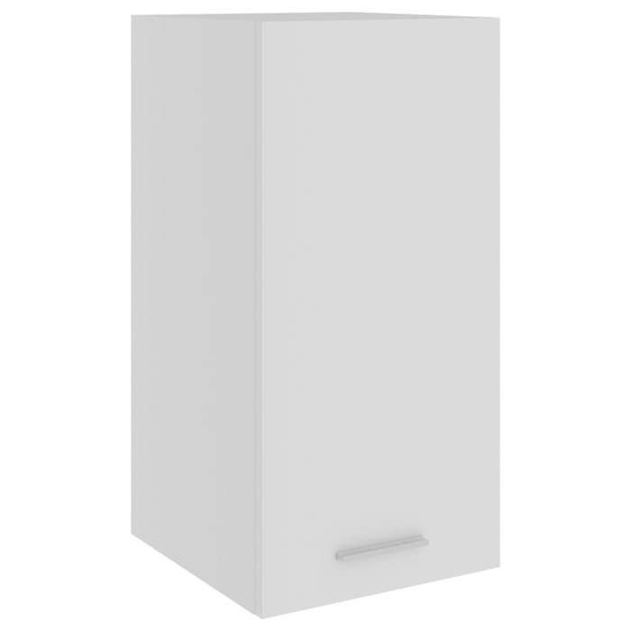 vidaXL Armoire murale Lyon, 29,5x31x60 cm, Bois reconstitué, Blanc, Meuble suspendu, Rangement salle de bain & cuisine, 801244