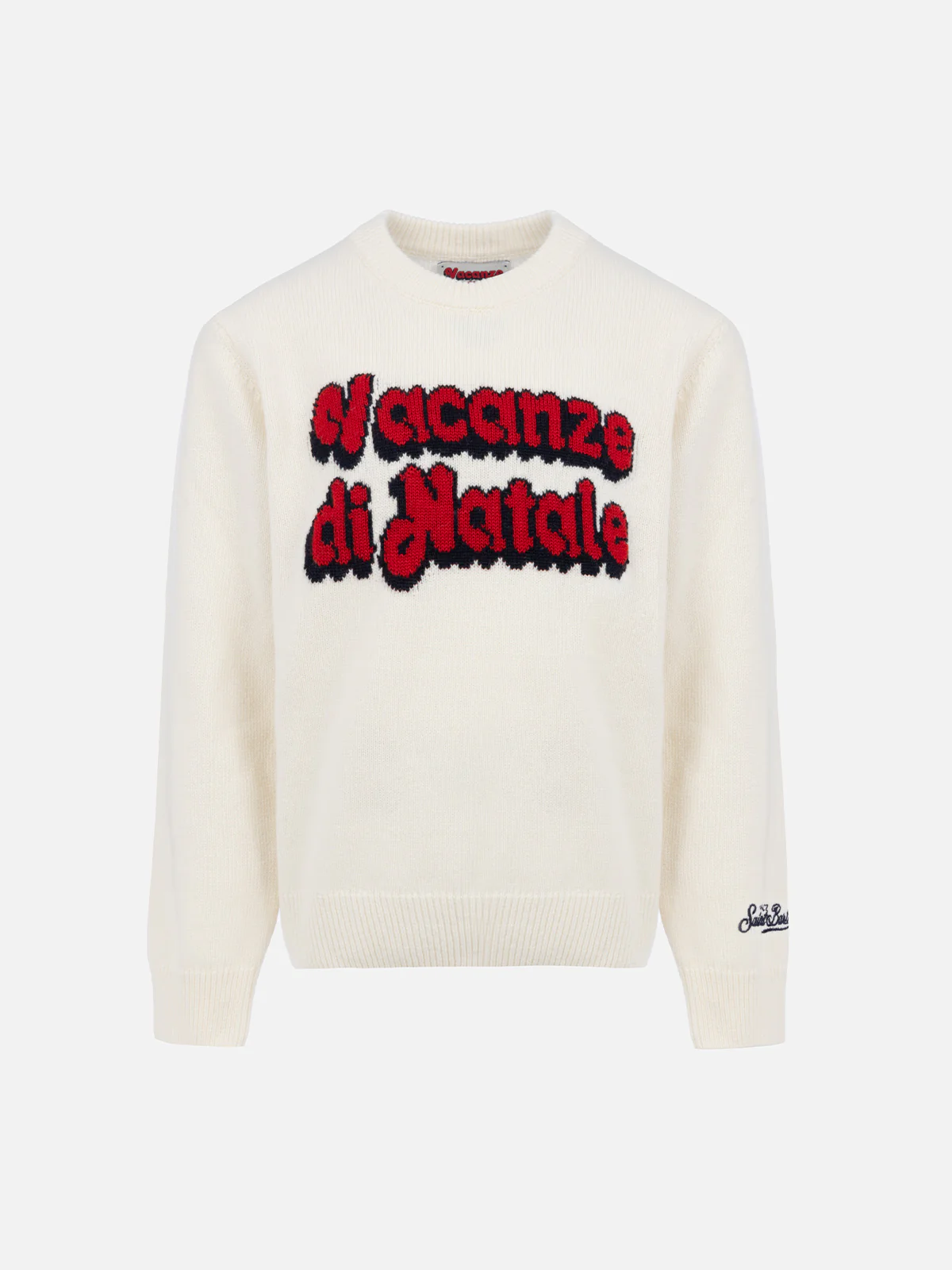 Maglione girocollo da bambino Douglas con jacquard logo del film Vacan