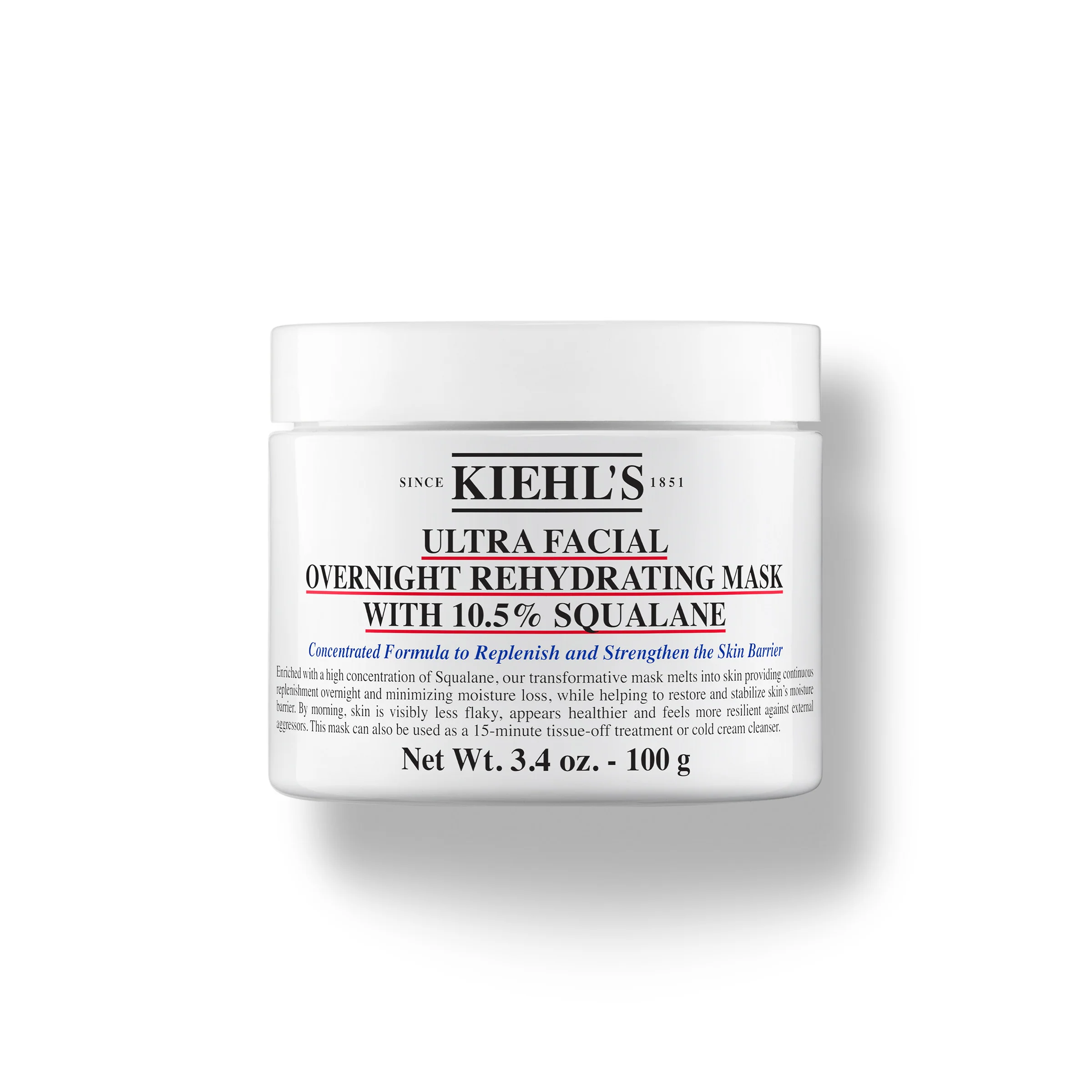 Maschere Ultra Facial Overnight Rehydrating Mask With 10.5% Squalane - Maschera Idratante viso, Tratt.viso notte idratante