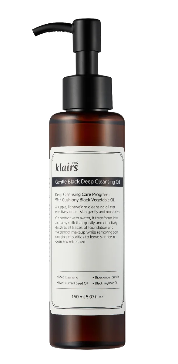 Óleo de Limpeza Profunda Suave Preto KLAIRS 150 ml