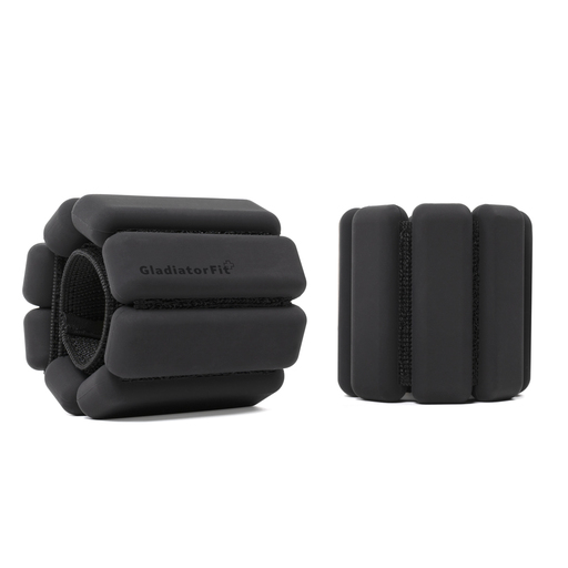 Silikon-Knöchel- und Handgelenksbänder 2 x 0,5 kg Gladiatorfit