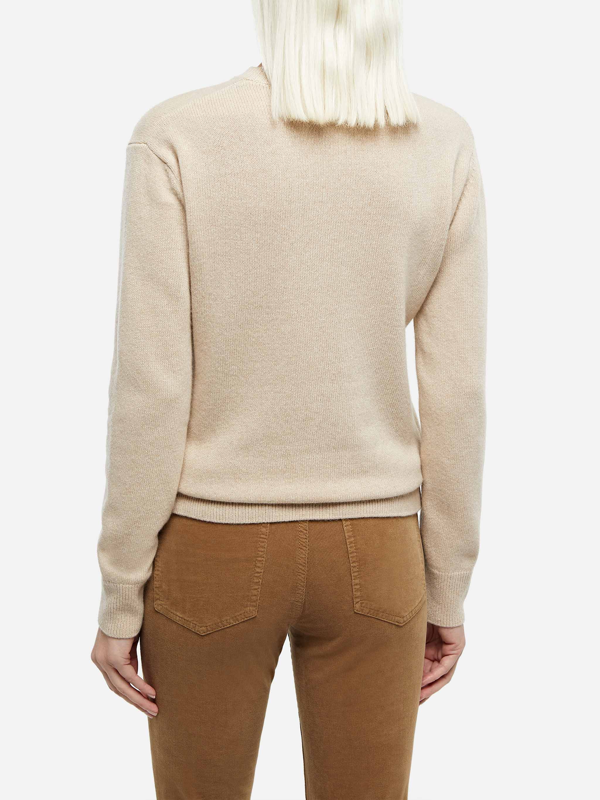 Beige damestrui van Sorbonne