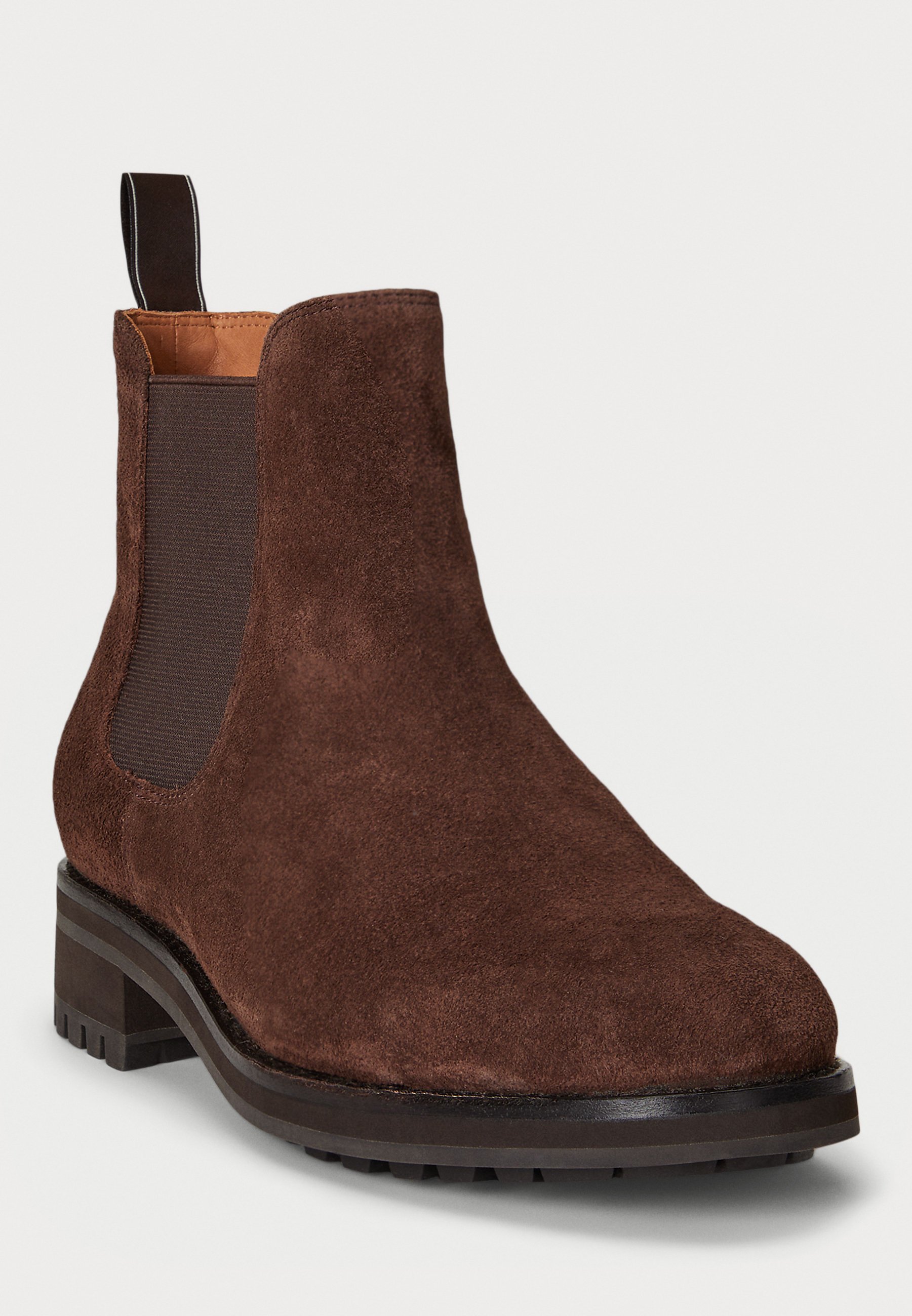 Polo Ralph Lauren BRYSON SUÈDE CHELSEA BOOT - Klassieke enkellaarsjes - donkerbruin