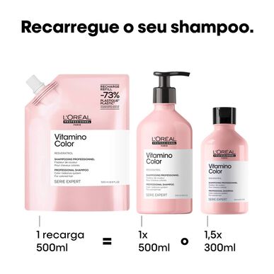 L'Oréal Professionnel Vitamino Color Serie Expert Shampoo Refill värjättyjen hiusten suojaamiseen 500 ml