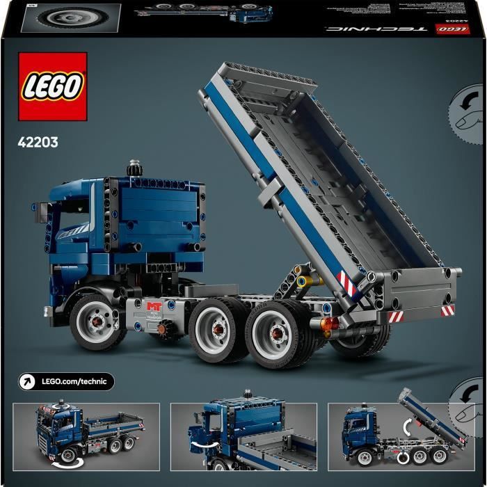LEGO Technic 42203 Dump Truck - Construction set for boys aged 9 and up - Gift idea