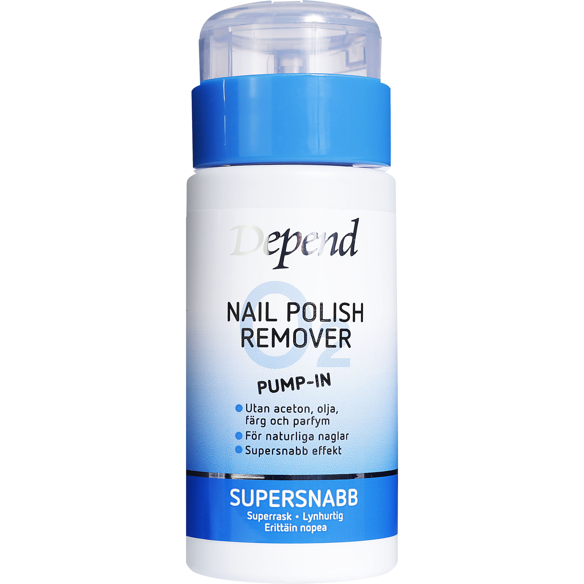 Dizolvant de ojă cu pompă O2 Blue 125 ml - Depend