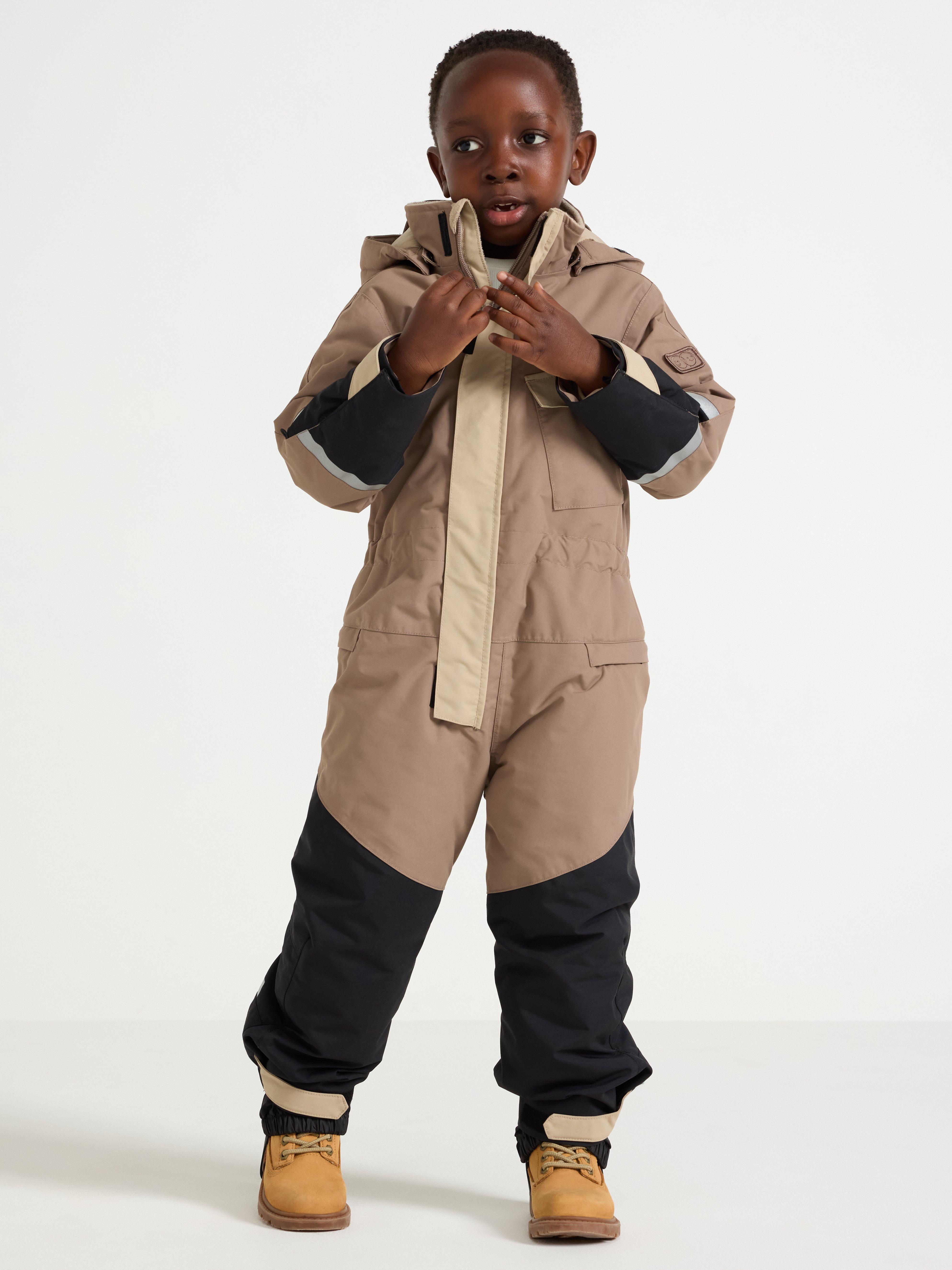 Vattentät overall – Kids Performance Wear Dark Khaki