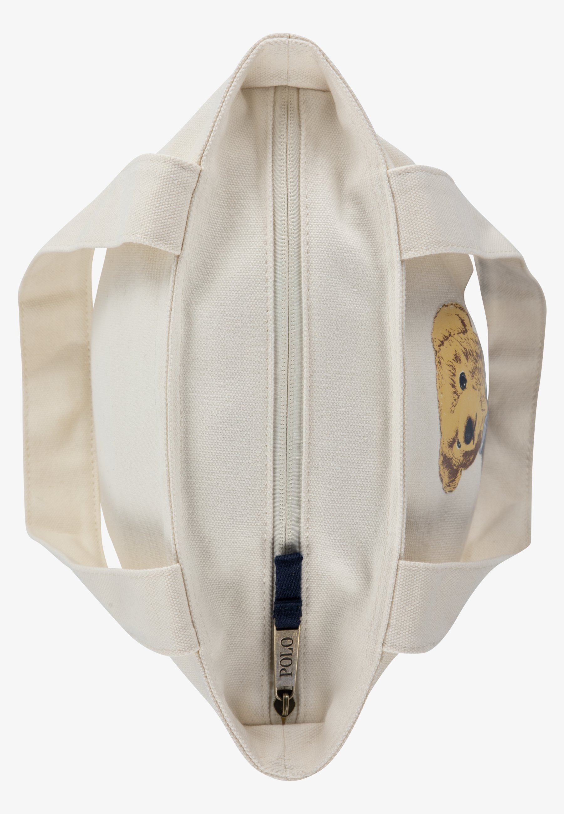 Bolsa Polo Ralph Lauren Bear Tote Unissex - cor natural