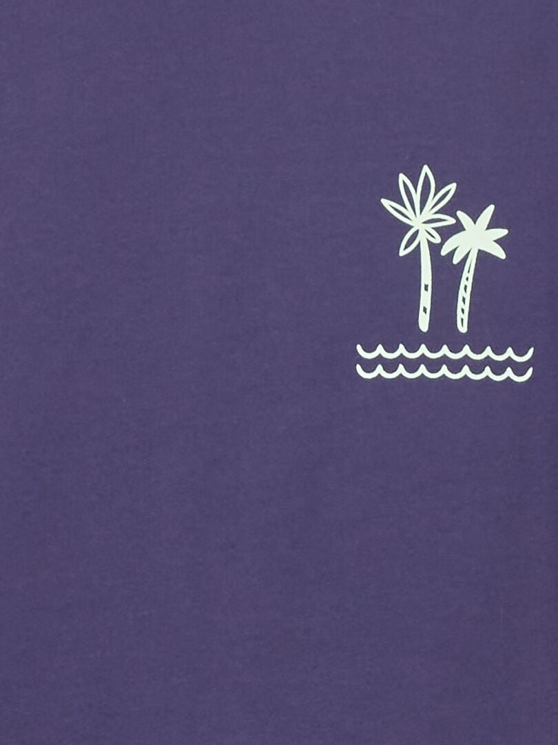Koszulka z nadrukiem „Surf” „Hawaii” – BIAŁA