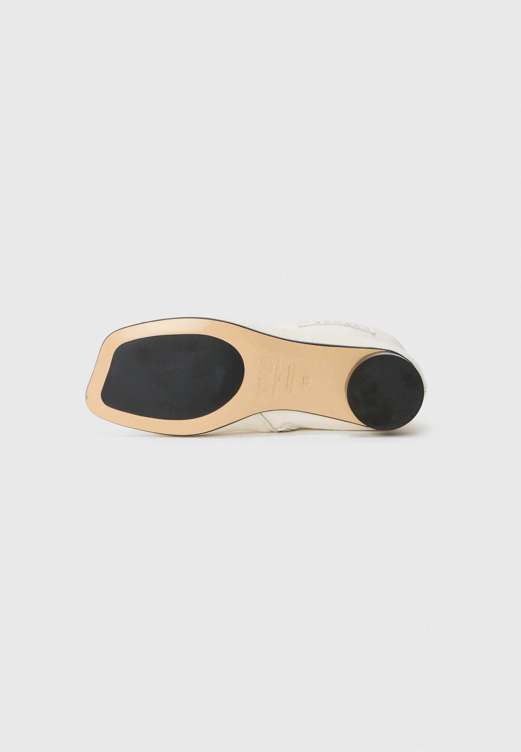 MM6 Maison Margiela Classic enkellaarsjes - gebroken wit