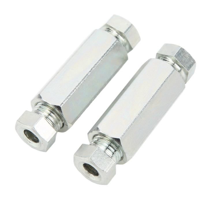 Conectores de manguera de freno Qiilu, racores para líneas de freno, conectores hembra para manguera de freno + kit para motocicleta
