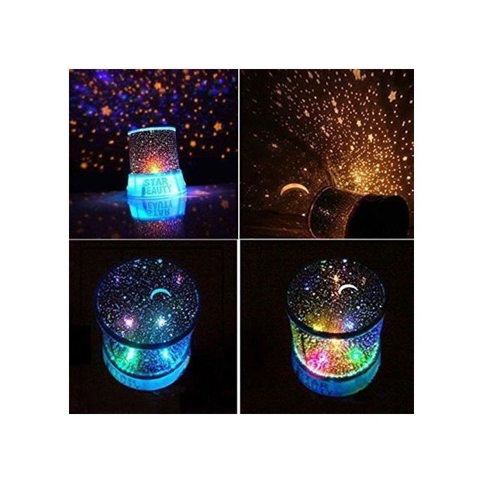 Projecteur Lampe LED Etoile Bleu - Veilleuse Galaxie Effet Cadeau romantique pour Bb Enfant amoureux VEILLEUSE HORS PUERICULTURE