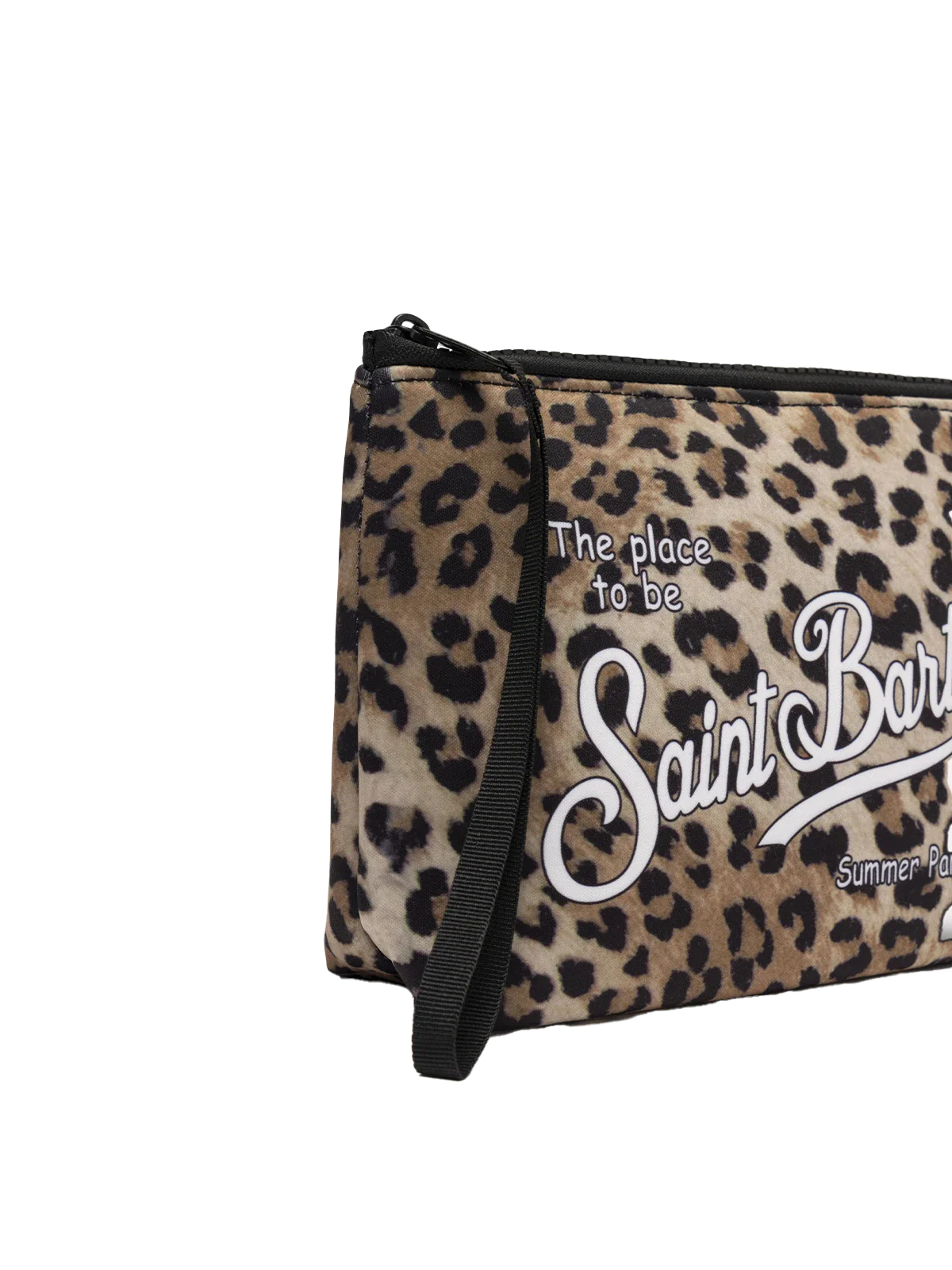 Aline scuba clutch met dierenprint