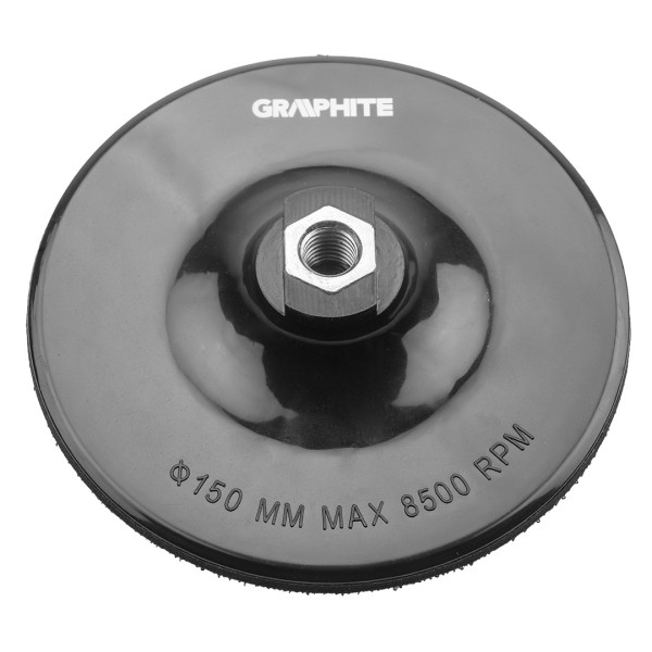 Tarcza elastyczna rzep 150mmxM14, GRAPHITE 55H826