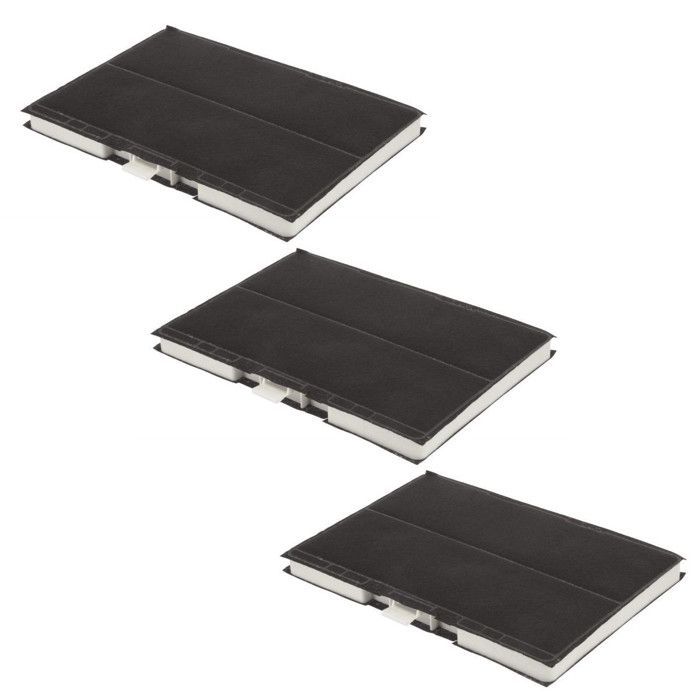 Set of three activated carbon filters for cooker hoods 00705432 SIEMENS, BOSCH, NEFF, VIVA, CONSTRUCTA