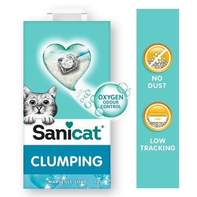 Hrudkující stelivo pro kočky Sanicat Marseille Soap