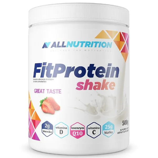 Allnutrition Fit Protein Shake Strawberry Proszek