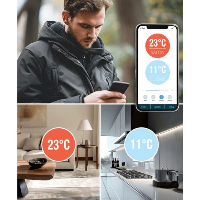 Passerelle multi protocole connectée - XANLITE - KPAS01 - Blanc - Wi-Fi - Zigbee