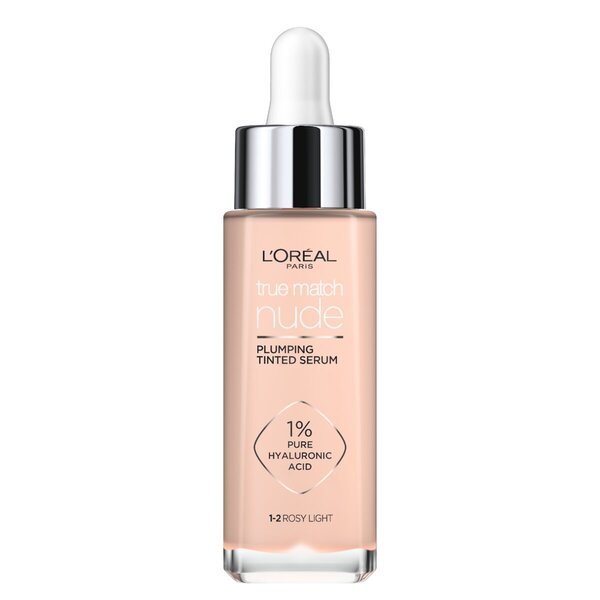 L'Oréal Paris True Match Nude 1-2 Rosy Light серум за пуњење коже, нијансирани 30ml