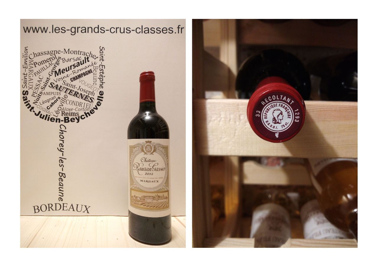 Château Rauzan Gassies 2015 - Margaux - Deuxièmes Crus - 1 x 75 cl - Rouge