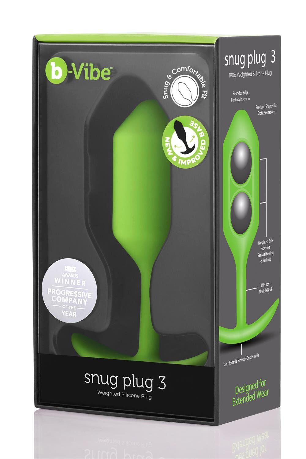 B-Vibe Snug Plug 3 Limette