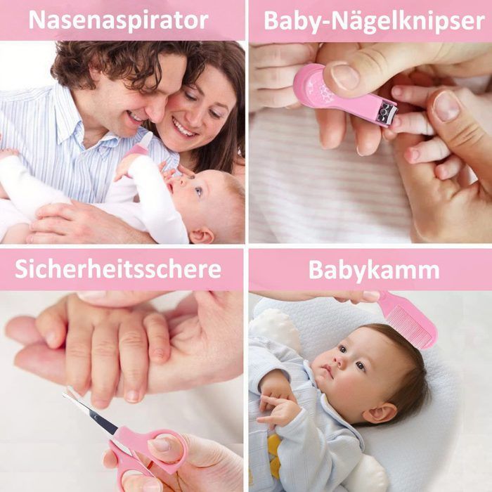 Set de cuidado para bebés - Set de 8 piezas para bebés, recién nacidos, set de mantenimiento, 1 pieza, artículos de aseo p Etiqueta