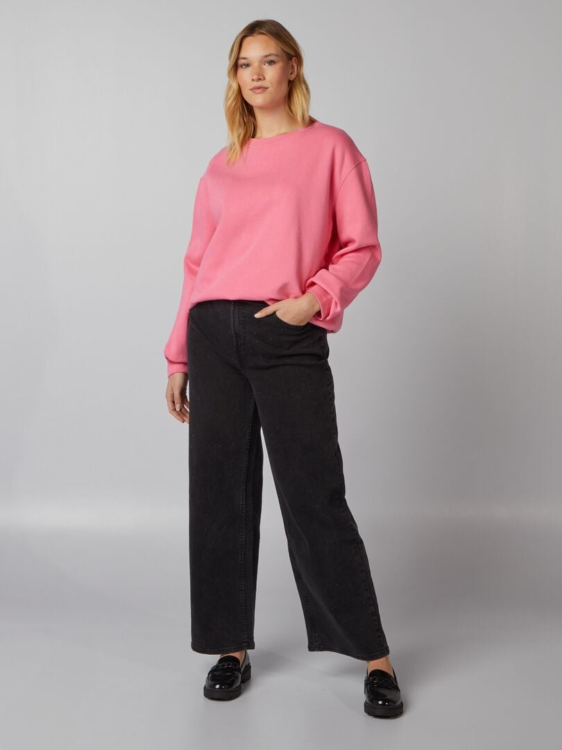 Sudadera extragrande - rosa