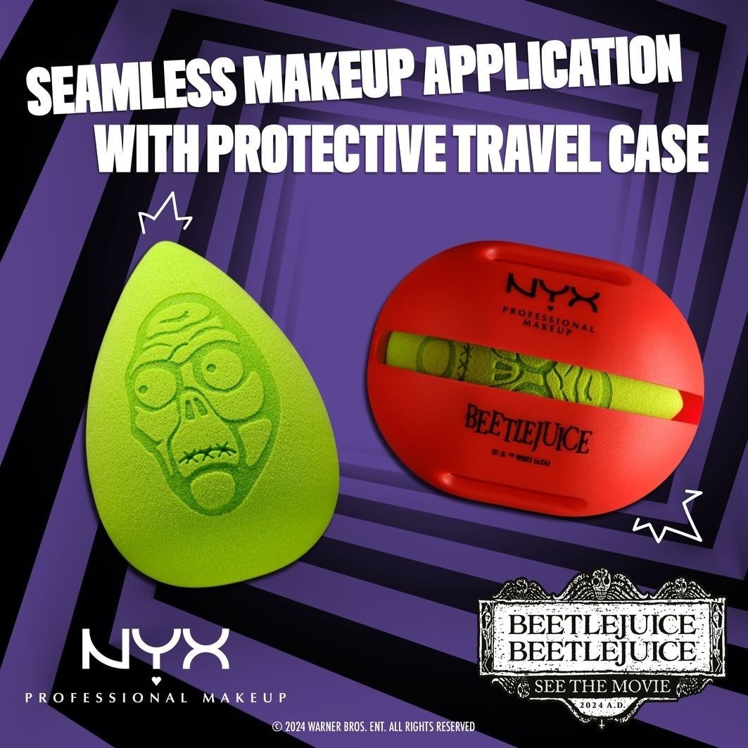 NYX Professional Makeup сунђер за шминку Beetlejuice Shrinker сунђер за шминку - 1 комад