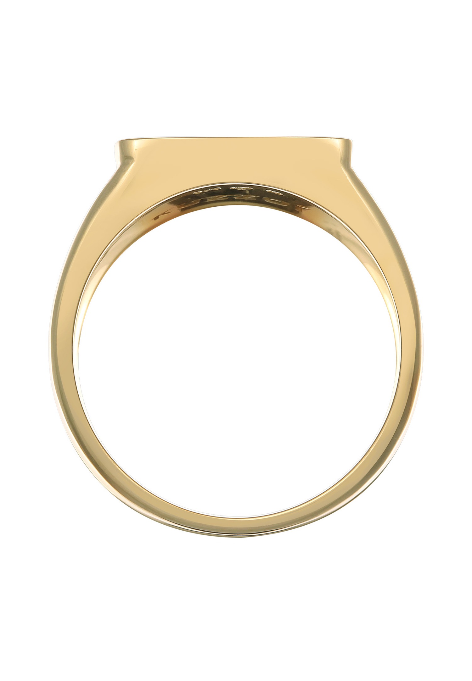 KUZZOI Hommes sceau ancre basique en argent sterling 925 oxydé