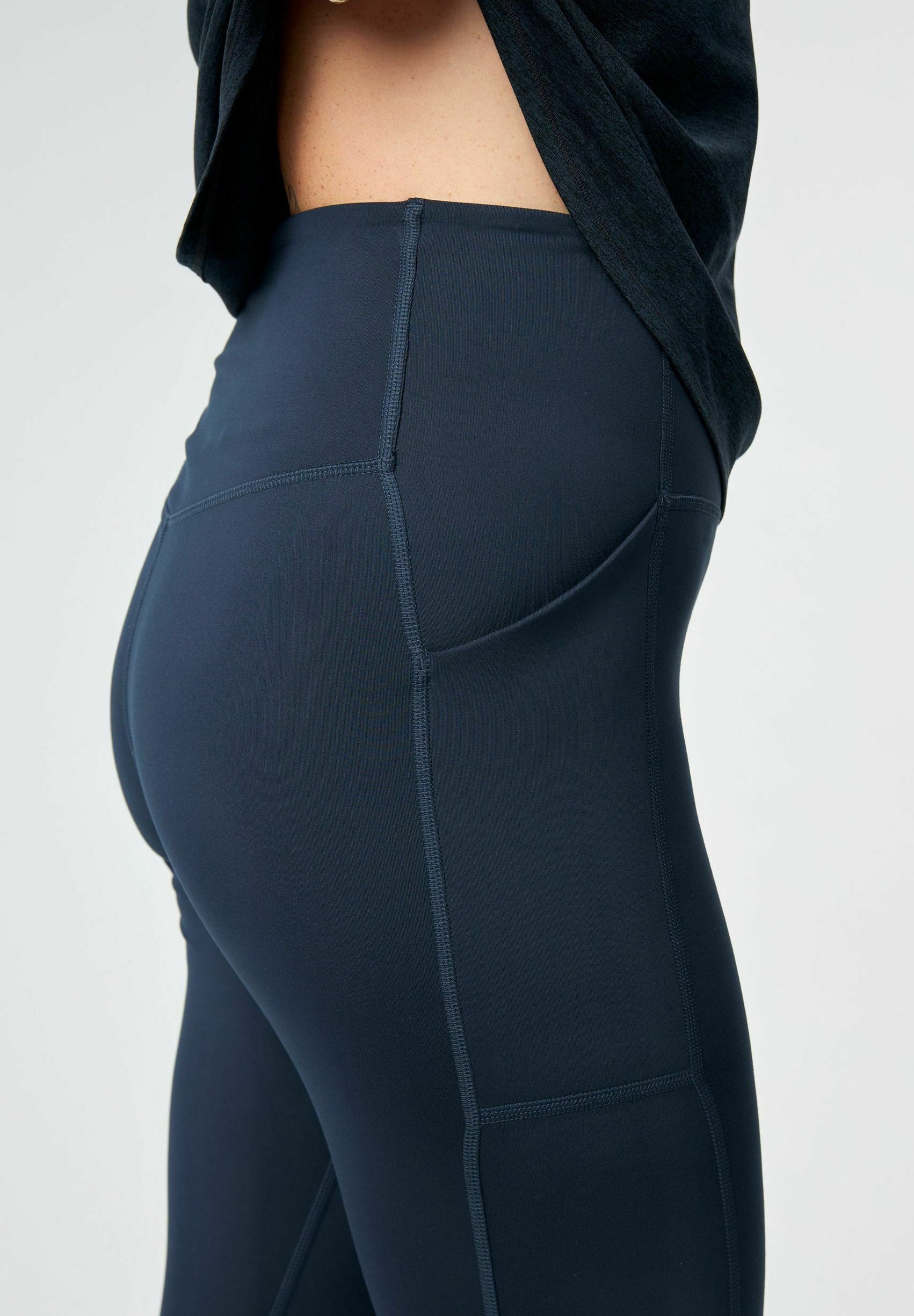 Leggings taille haute 7/8 Girlfriend Collective - minuit