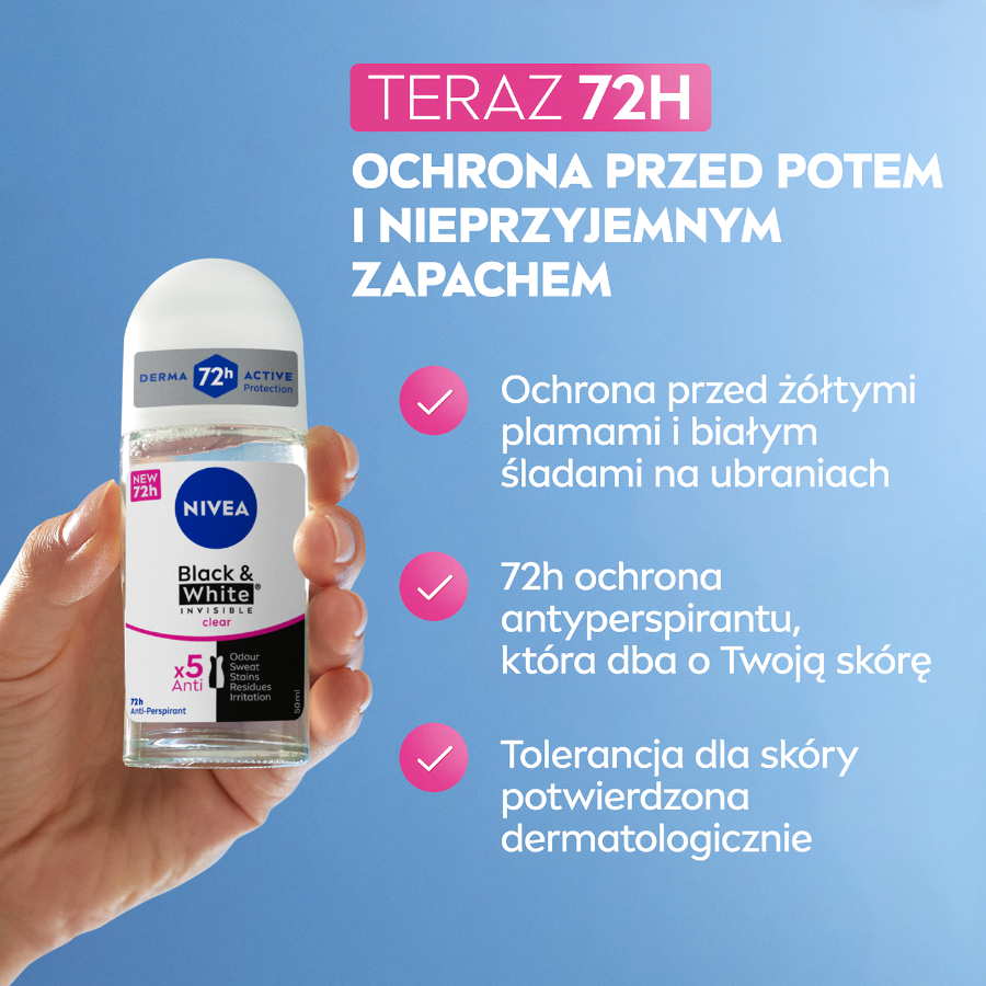 Nivea Trasparente Bianco e Nero
