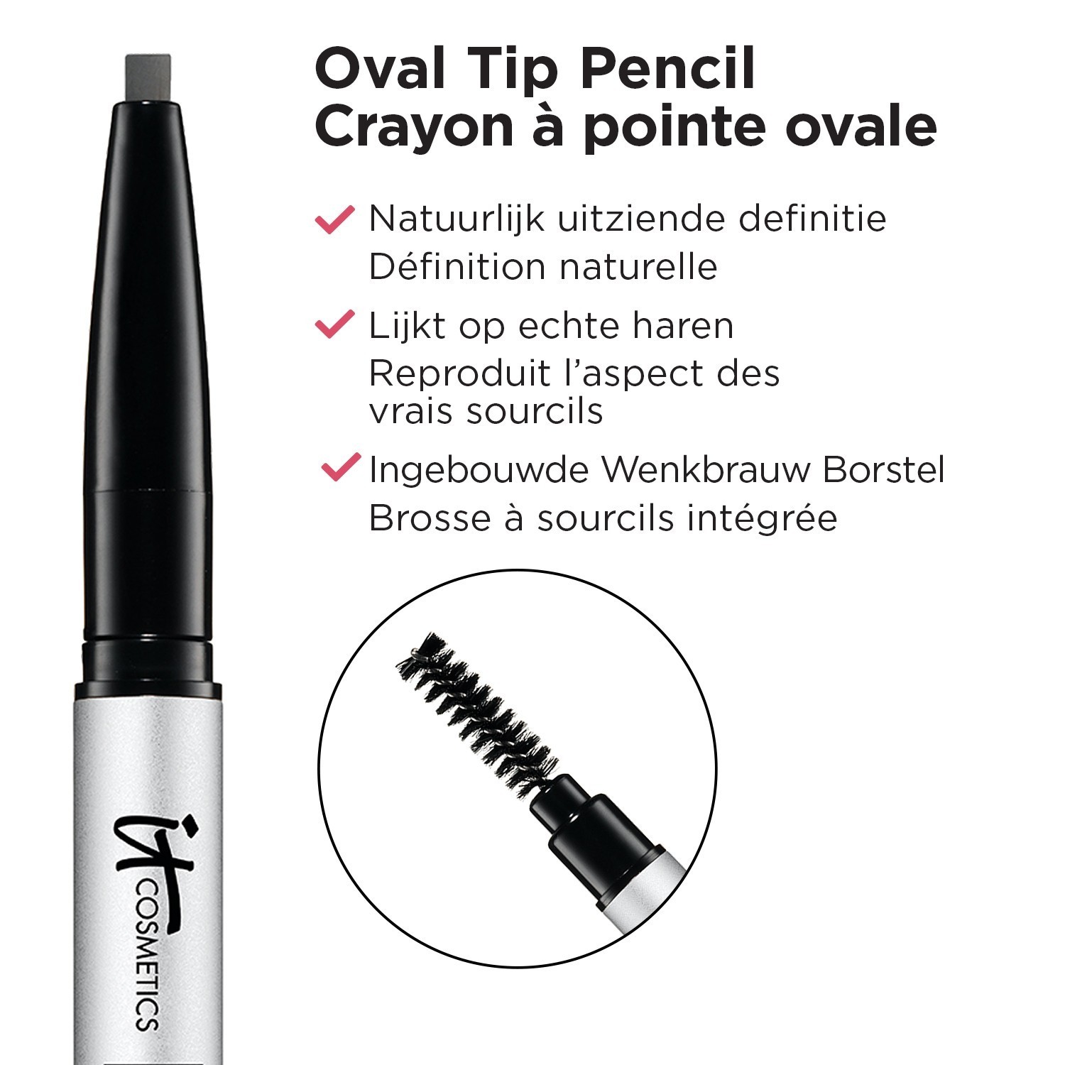 IT Cosmetics BROW POWER™ universalus antakių pieštukas – 0,16 g