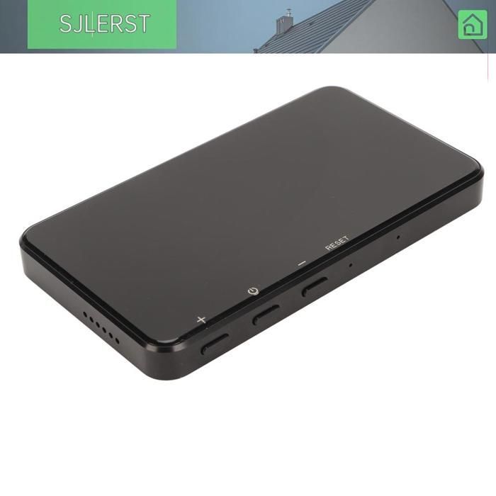 sjlerst Lecteur Mp4 WiFi Bluetooth Ai Intelligent HD avec écran tactile et enregistreur vocal