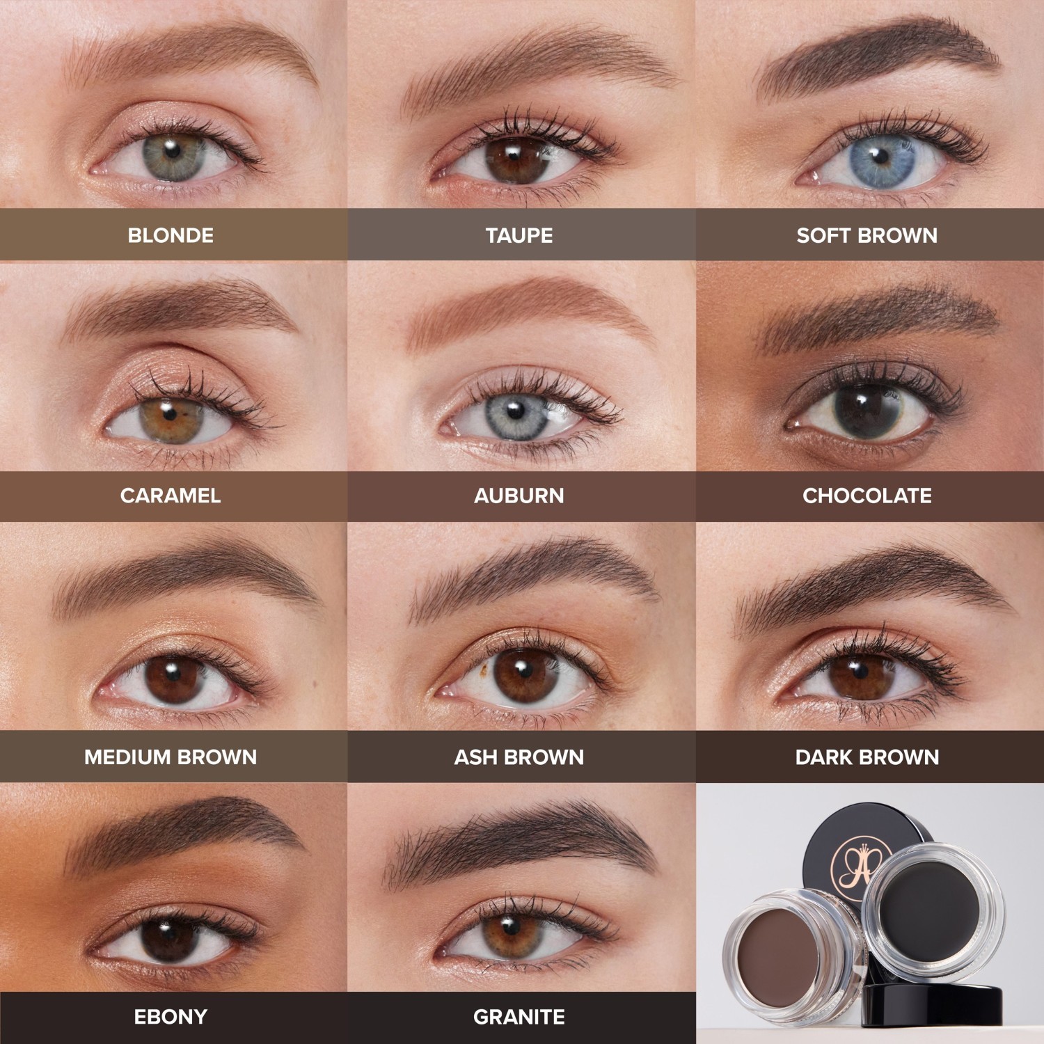 Anastasia Beverly Hills antakių pudra „Dipbrow®“ – 4 g