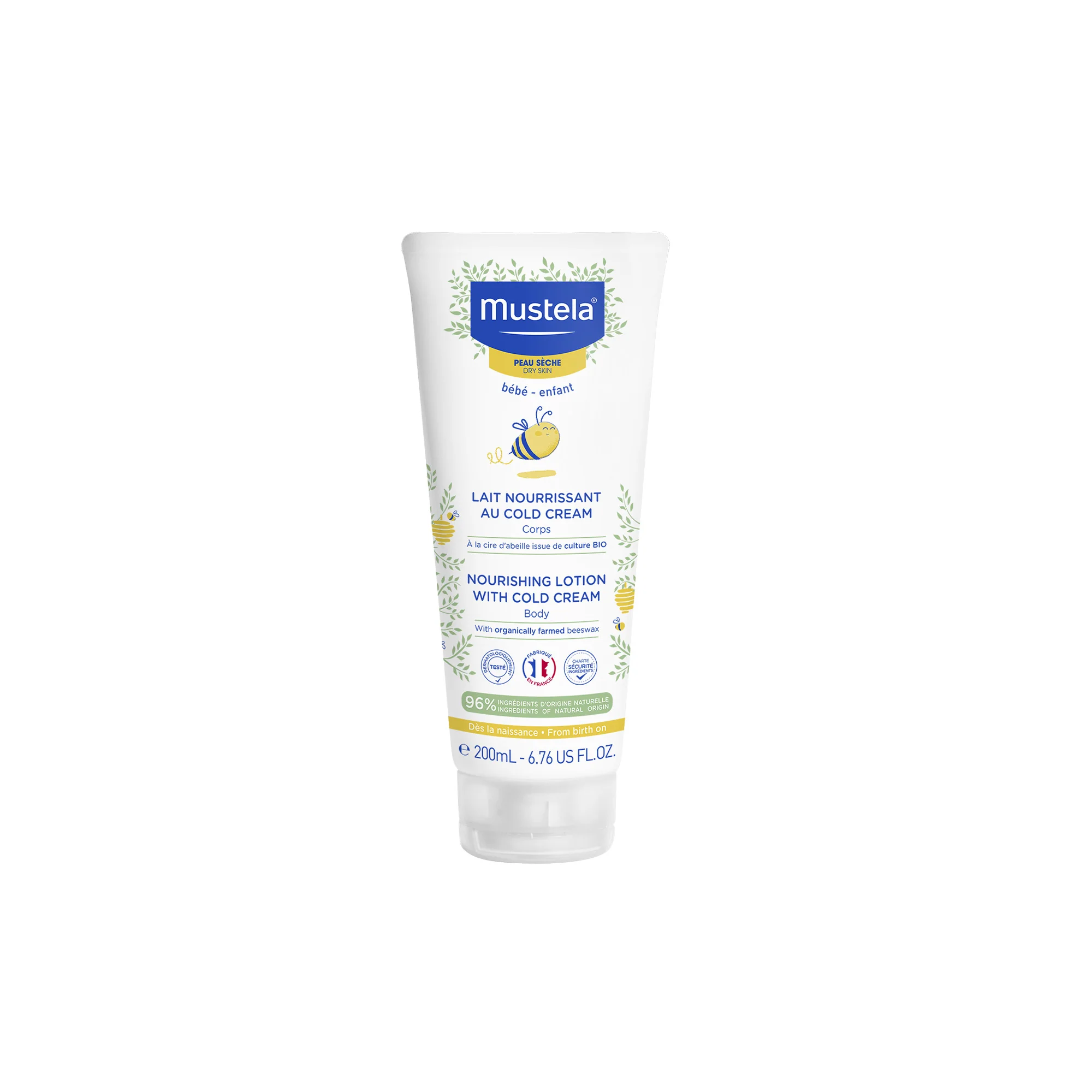 Pelle Secca LATTE NUTRIENTE ALLA COLD CREAM - Latte Corpo, Trattamento Bebè, Prodotti per Bambini