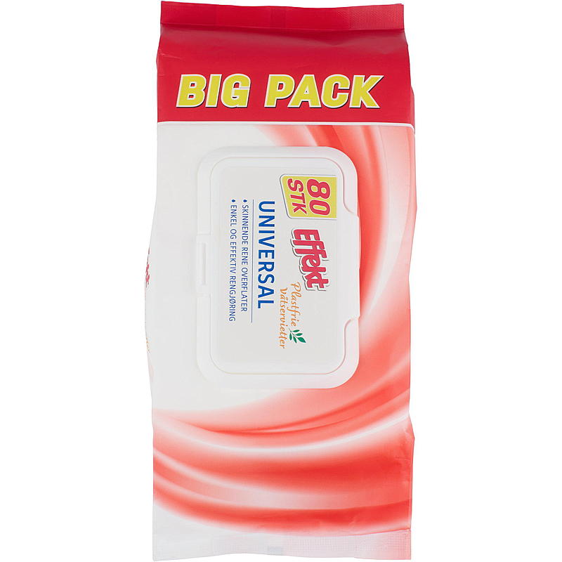 Toallitas desechables Effect, 80 unidades, universales, Effect