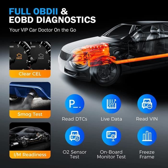 LAUNCH Creader 529 OBD2-diagnoseapparaat - Multi-merk - Frans