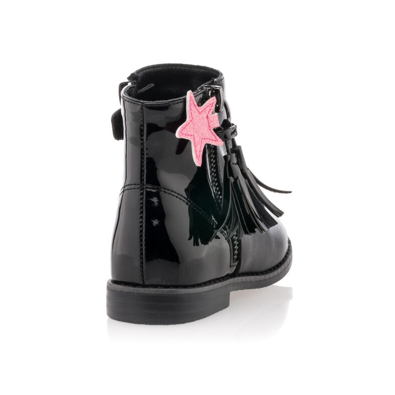 Botas pretas infantis/Botas de cano curto
